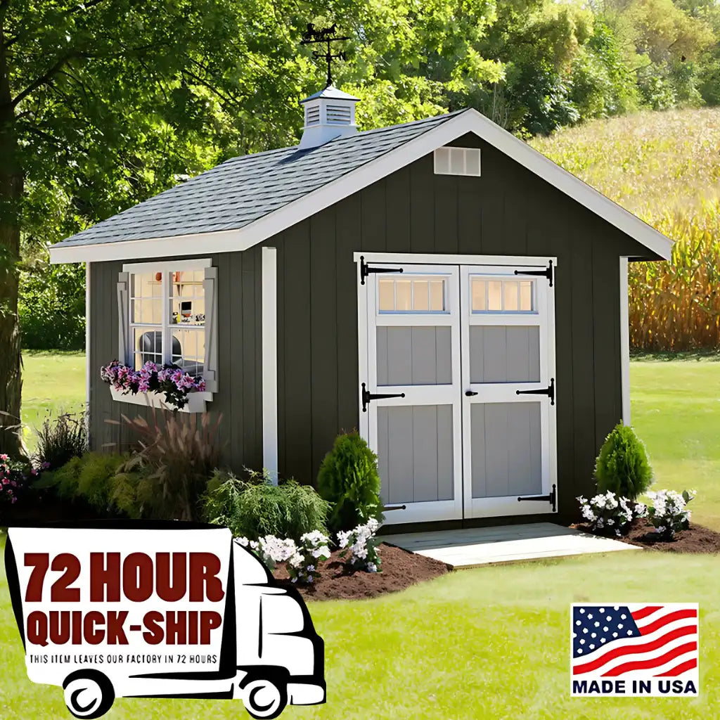 EZ-Fit Homestead Shed Kit - QUICK-SHIP